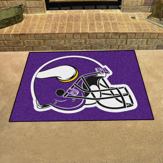 Minnesota Vikings All-Star Rug - 34 in. x 42.5 in., Helmet Logo