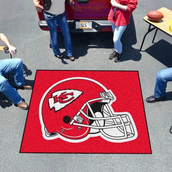 Kansas City Chiefs Tailgater Rug - 5ft. x 6ft., Helmet Logo