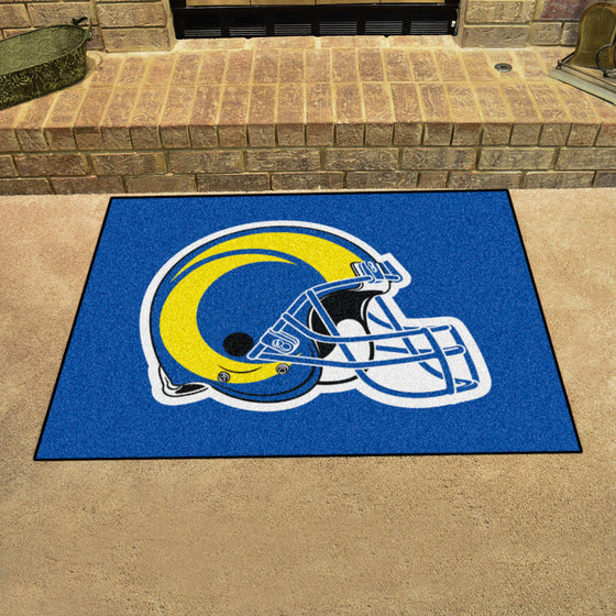 Los Angeles Rams All-Star Rug - 34 in. x 42.5 in., Helmet Logo