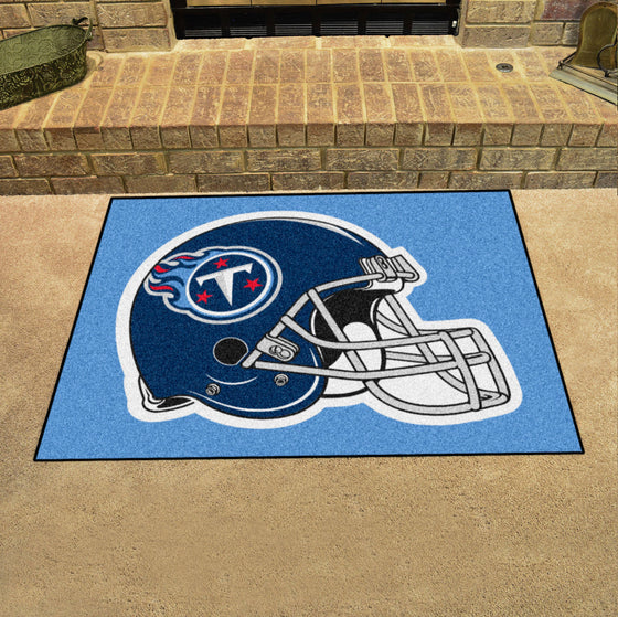 Tennessee Titans All-Star Rug - 34 in. x 42.5 in., Helmet Logo