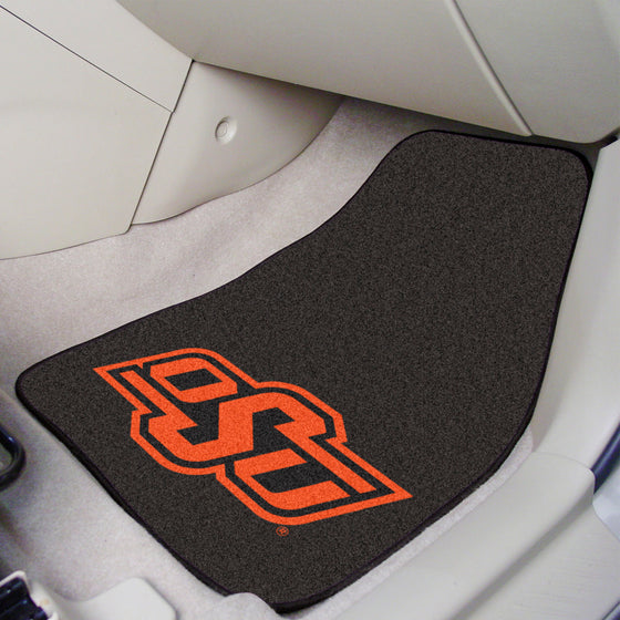 Oklahoma State Cowboys Front Carpet Car Mat Set - 2 Pieces