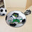 Notre Dame Fighting Irish Soccer Ball Rug - 27in. Diameter, Leprechaun