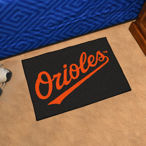 Baltimore Orioles Starter Mat Accent Rug - 19in. x 30in.