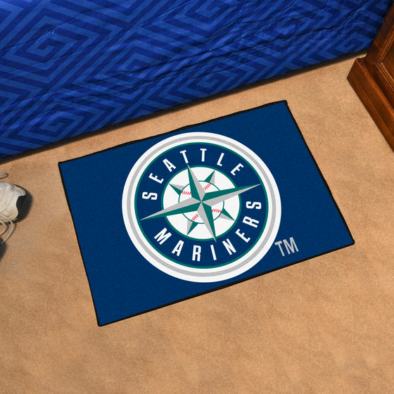 Seattle Mariners Starter Mat Accent Rug - 19in. x 30in.