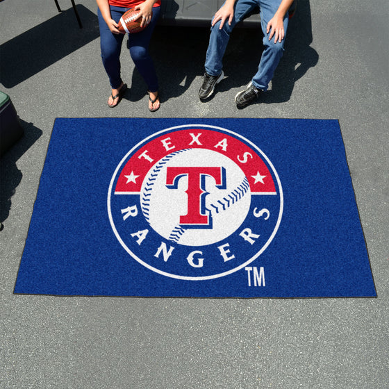 Texas Rangers Ulti-Mat Rug - 5ft. x 8ft.