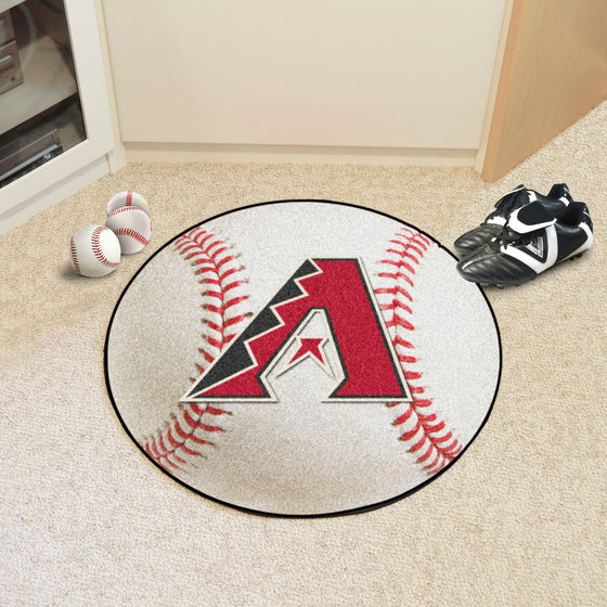 Arizona Diamondbacks Baseball Rug - 27in. Diameter