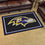 Baltimore Ravens 4ft. x 6ft. Plush Area Rug