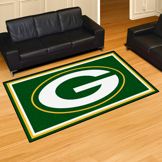 Green Bay Packers 5ft. x 8 ft. Plush Area Rug