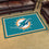 Miami Dolphins 4ft. x 6ft. Plush Area Rug