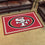 San Francisco 49ers 4ft. x 6ft. Plush Area Rug