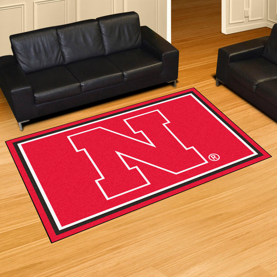 Nebraska Cornhuskers 5ft. x 8 ft. Plush Area Rug