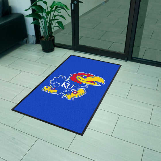 Kansas 3X5 High-Traffic Mat with Durable Rubber Backing - Portrait Orientation