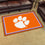 Clemson Tigers 4ft. x 6ft. Plush Area Rug