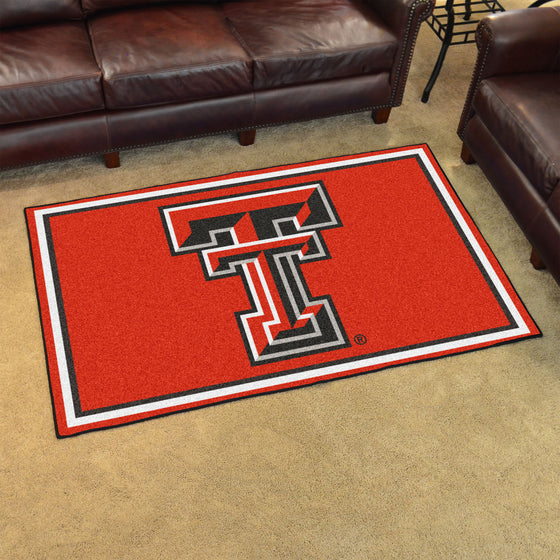 Texas Tech Red Raiders 4ft. x 6ft. Plush Area Rug