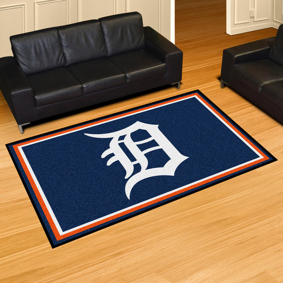 Detroit Tigers 5ft. x 8 ft. Plush Area Rug