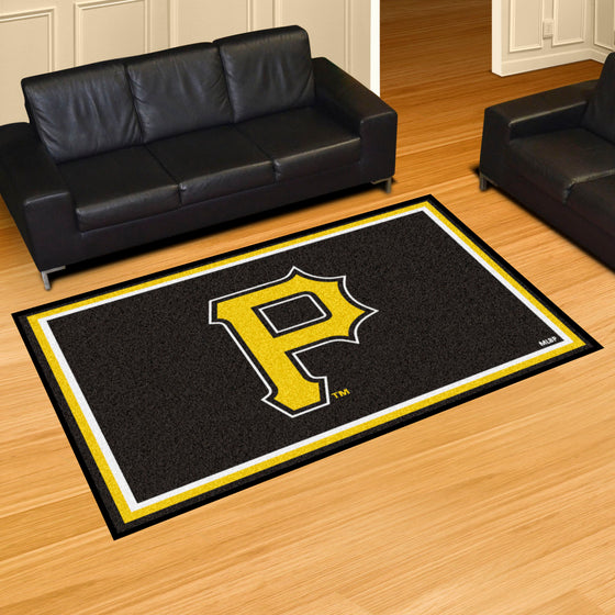 Pittsburgh Pirates 5ft. x 8 ft. Plush Area Rug