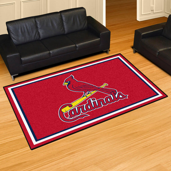 St. Louis Cardinals 5ft. x 8 ft. Plush Area Rug