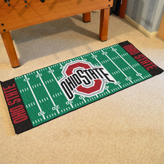 Ohio State Buckeyes Field Runner Mat - 30in. x 72in.