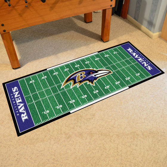 Baltimore Ravens Field Runner Mat - 30in. x 72in.