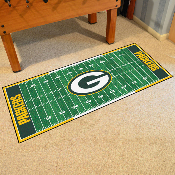 Green Bay Packers Field Runner Mat - 30in. x 72in.