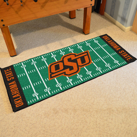 Oklahoma State Cowboys Field Runner Mat - 30in. x 72in.