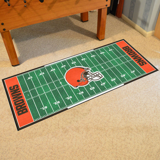 Cleveland Browns Field Runner Mat - 30in. x 72in.