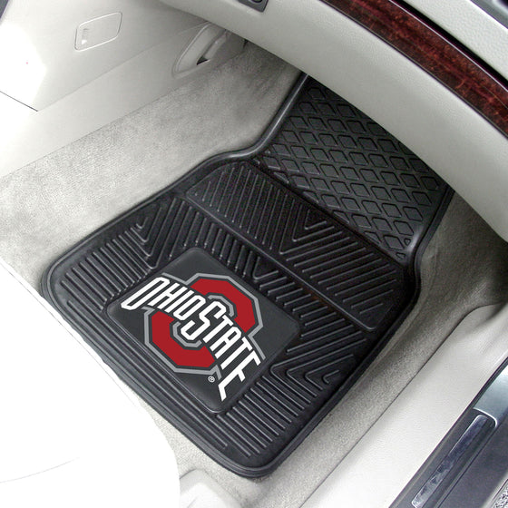 Ohio State Buckeyes Heavy Duty Car Mat Set - 2 Pieces