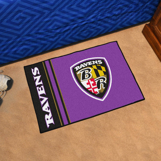 Baltimore Ravens Starter Mat Accent Rug - 19in. x 30in.