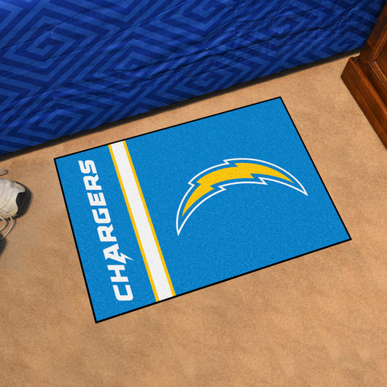 Los Angeles Chargers Starter Mat Accent Rug - 19in. x 30in.