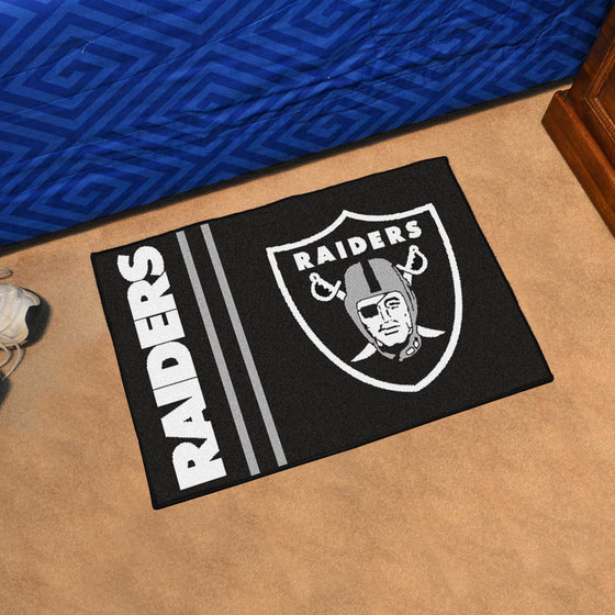 Las Vegas Raiders Starter Mat Accent Rug - 19in. x 30in.