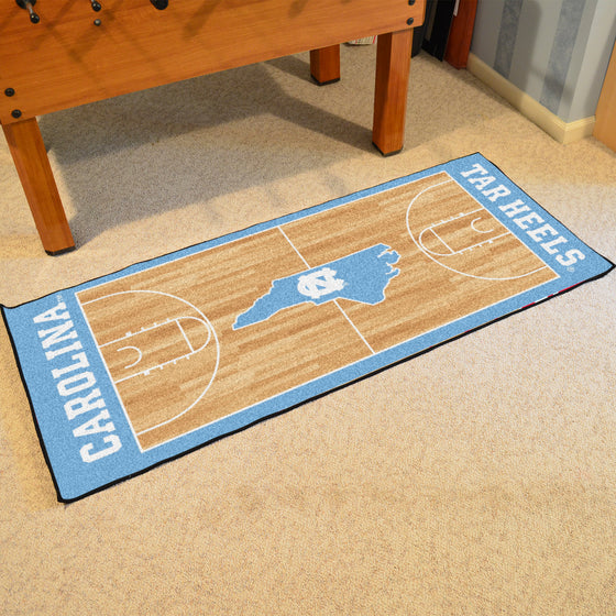 North Carolina Tar Heels Court Runner Rug - 30in. x 72in.