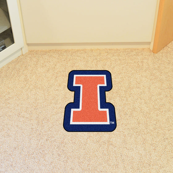 Illinois Illini Mascot Rug