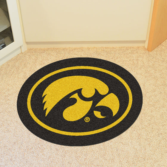 Iowa Hawkeyes Mascot Rug