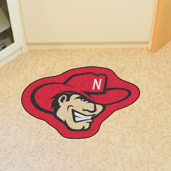Nebraska Cornhuskers Mascot Rug - "Herbie Husker" Logo, Red