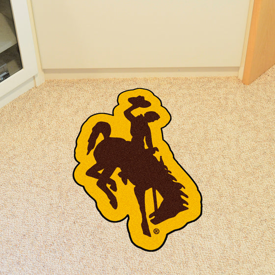 Wyoming Cowboys Mascot Rug