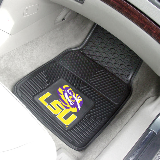 LSU Tigers Heavy Duty Car Mat Set - 2 Pieces