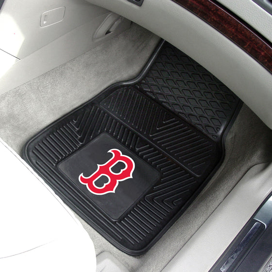 Boston Red Sox Heavy Duty Car Mat Set - 2 Pieces