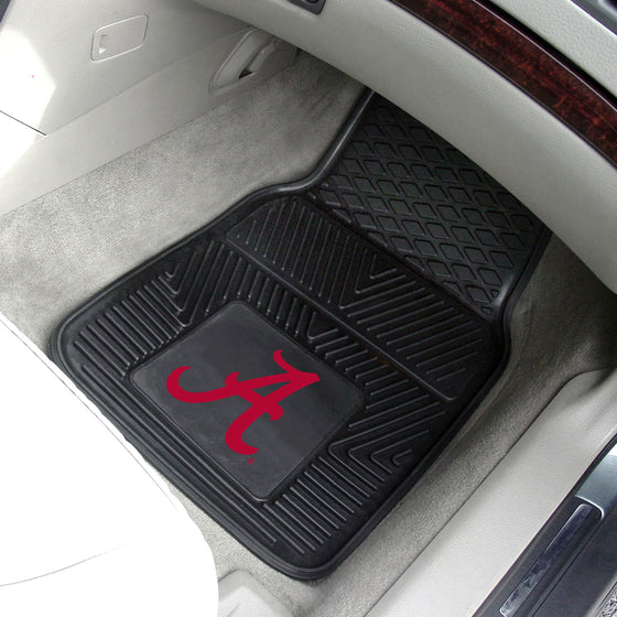 Alabama Crimson Tide Heavy Duty Car Mat Set - 2 Pieces