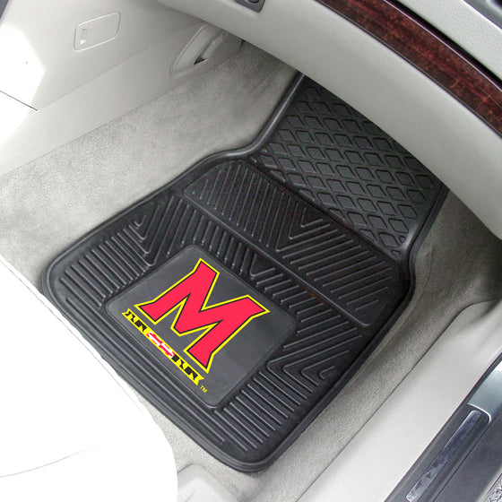 Maryland Terrapins Heavy Duty Car Mat Set - 2 Pieces