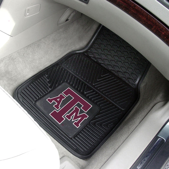 Texas A&M Aggies Heavy Duty Car Mat Set - 2 Pieces