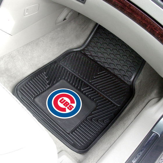 Chicago Cubs Heavy Duty Car Mat Set - 2 Pieces