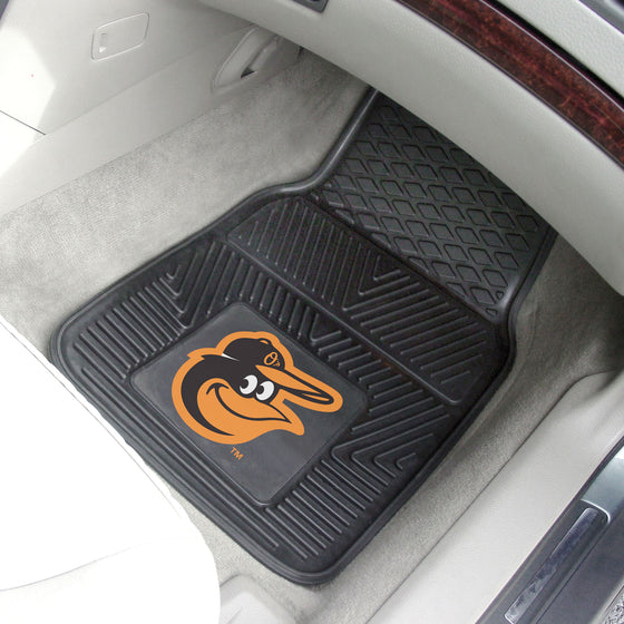 Baltimore Orioles Heavy Duty Car Mat Set - 2 Pieces