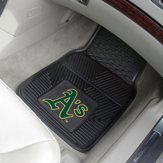 Oakland Athletics Heavy Duty Car Mat Set - 2 Pieces