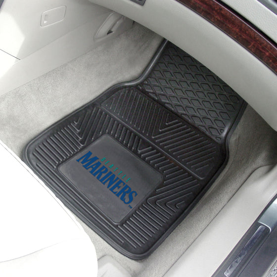 Seattle Mariners Heavy Duty Car Mat Set - 2 Pieces