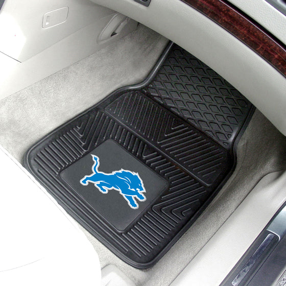 Detroit Lions Heavy Duty Car Mat Set - 2 Pieces