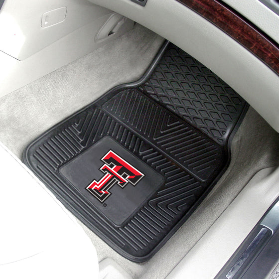 Texas Tech Red Raiders Heavy Duty Car Mat Set - 2 Pieces