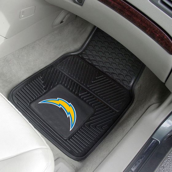 Los Angeles Chargers Heavy Duty Car Mat Set - 2 Pieces