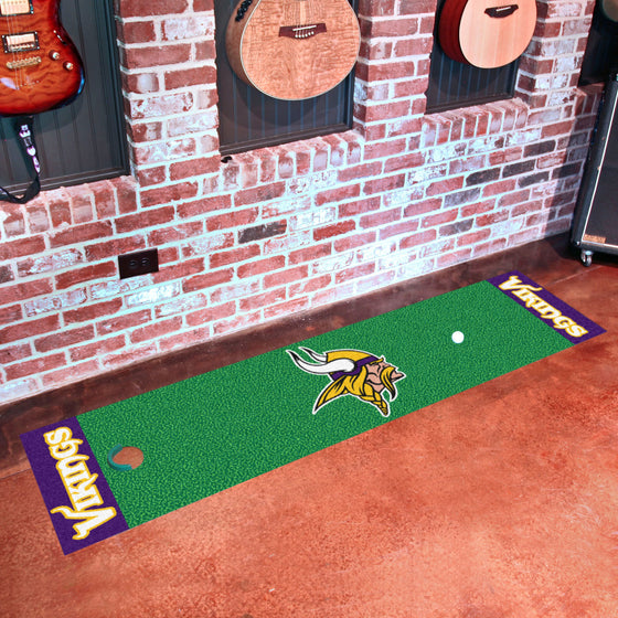 Minnesota Vikings Putting Green Mat - 1.5ft. x 6ft.