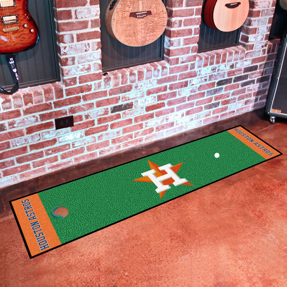 Houston Astros Putting Green Mat - 1.5ft. x 6ft.