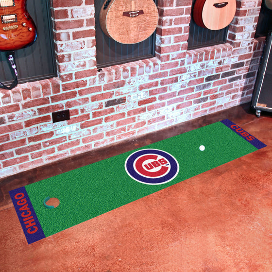 Chicago Cubs Putting Green Mat - 1.5ft. x 6ft.